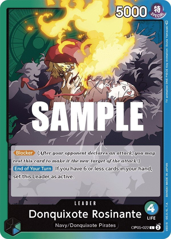 Image for Donquixote Rosinante (022) (OP05-022) (Awakening of the New Era) (OP05) - One Piece Card Game
