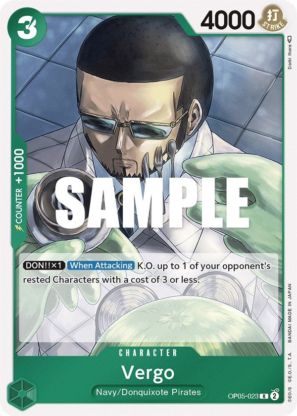 Image for Vergo (OP05-023) (Awakening of the New Era) (OP05) - One Piece Card Game