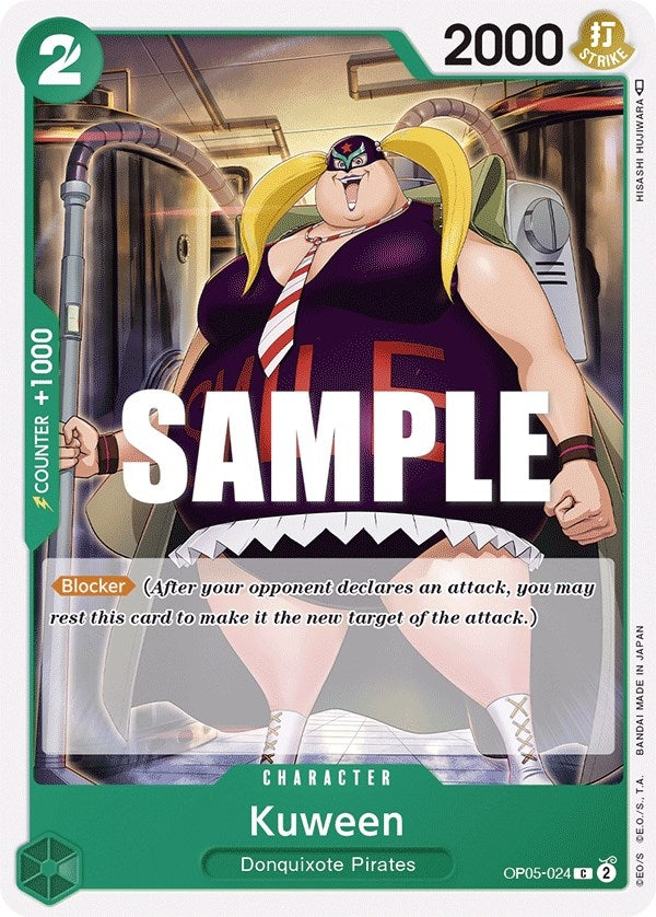 Image for Kuween (OP05-024) (Awakening of the New Era) (OP05) - One Piece Card Game