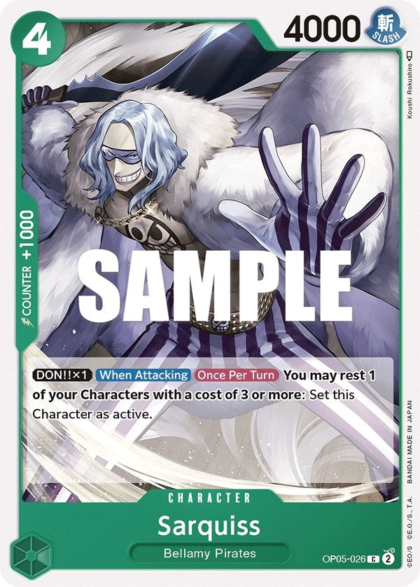 Image for Sarquiss (OP05-026) (Awakening of the New Era) (OP05) - One Piece Card Game