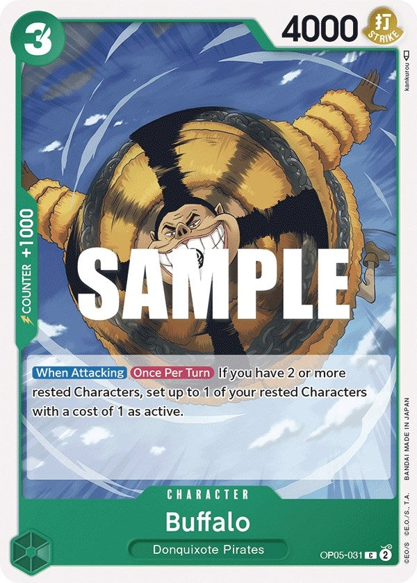 Image for Buffalo (OP05-031) (Awakening of the New Era) (OP05) - One Piece Card Game