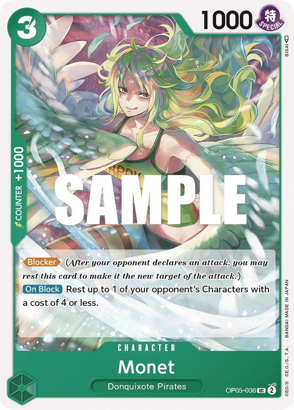 Image for Monet (OP05-036) (Awakening of the New Era) (OP05) - One Piece Card Game