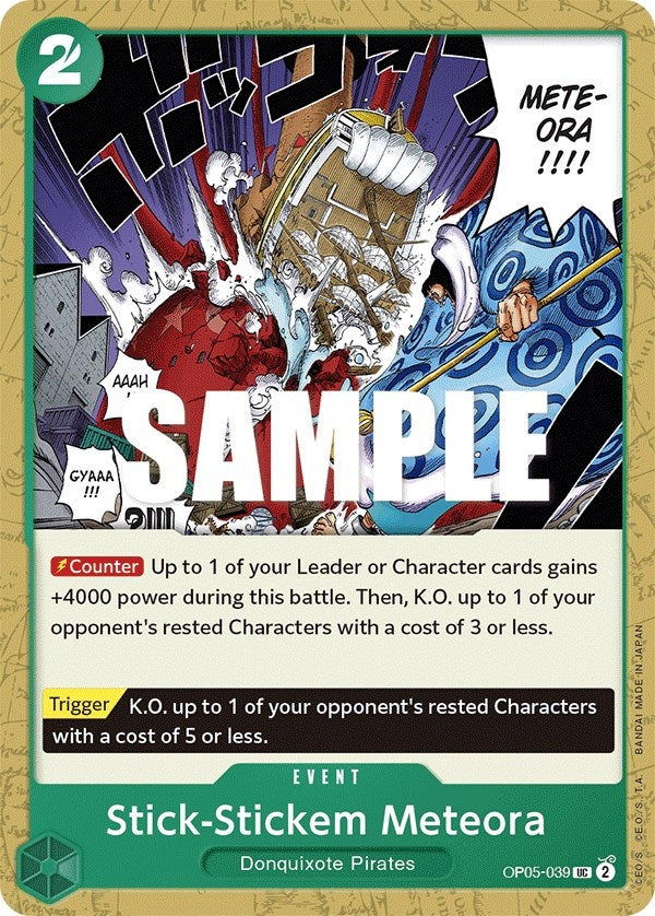 Image for Stick-Stickem Meteora (OP05-039) (Awakening of the New Era) (OP05) - One Piece Card Game