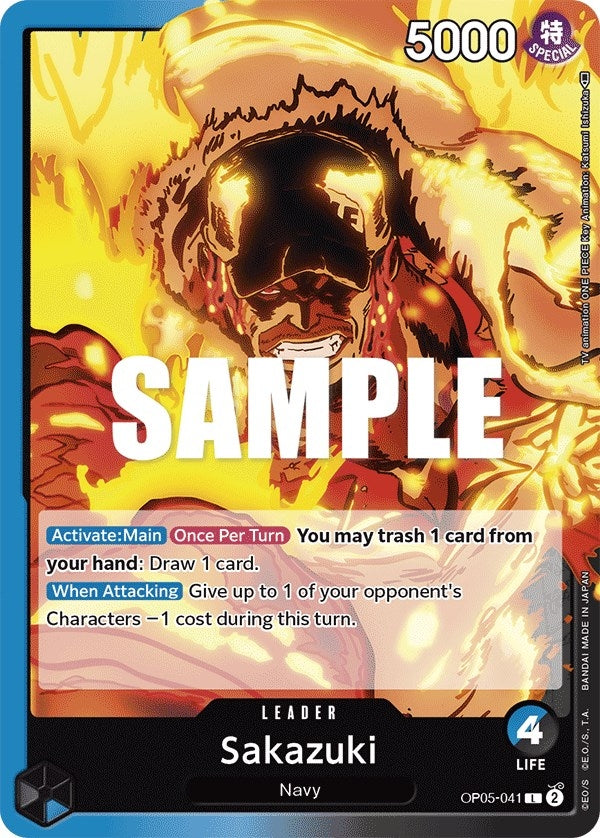 Image for Sakazuki (OP05-041) (Awakening of the New Era) (OP05) - One Piece Card Game
