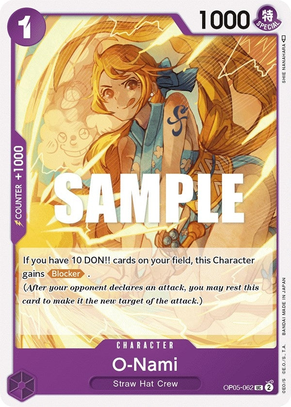 Image for O-Nami (OP05-062) (Awakening of the New Era) (OP05) - One Piece Card Game