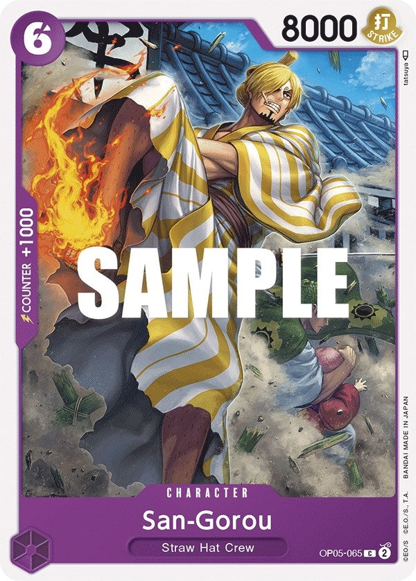 Image for San-Gorou (OP05-065) (Awakening of the New Era) (OP05) - One Piece Card Game