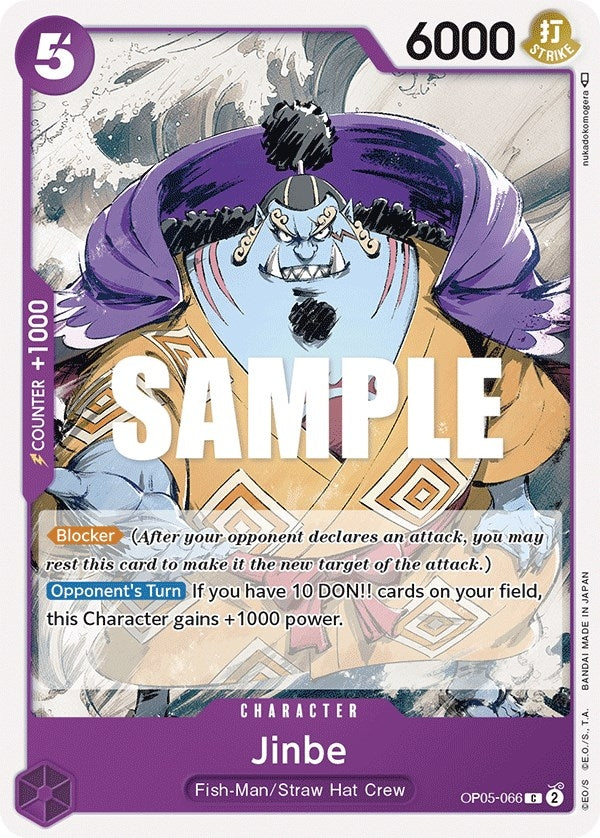 Image for Jinbe (OP05-066) (Awakening of the New Era) (OP05) - One Piece Card Game