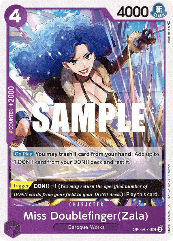 Image for Miss Doublefinger(Zala) (OP05-073) (Awakening of the New Era) (OP05) - One Piece Card Game