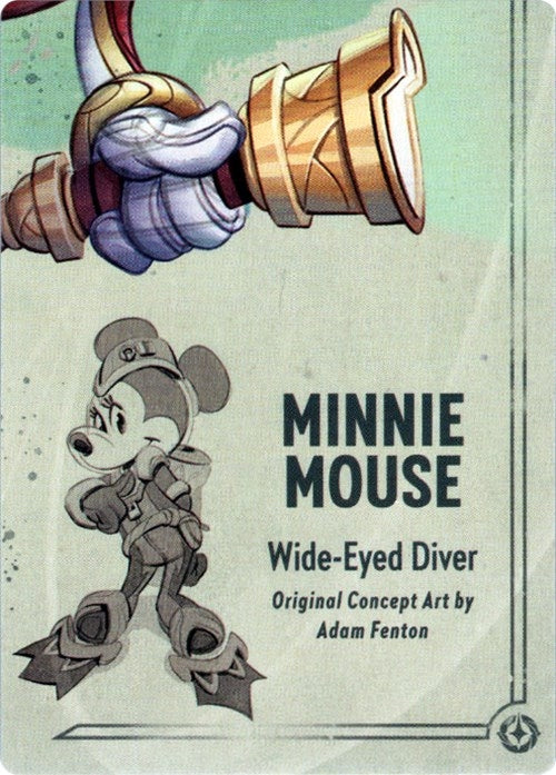 Image for Minnie Mouse - Wide-Eyed Diver Puzzle Insert (Bottom Right) (Rise of the Floodborn) (2) - Disney Lorcana