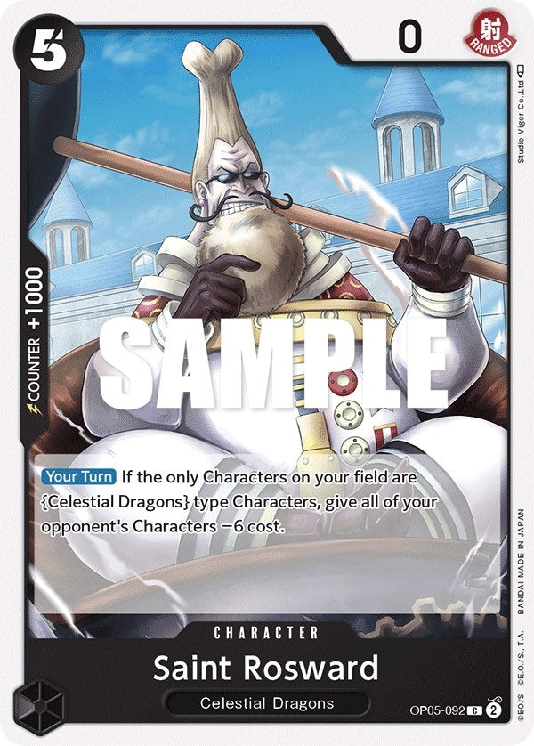 Image for Saint Rosward (OP05-092) (Awakening of the New Era) (OP05) - One Piece Card Game