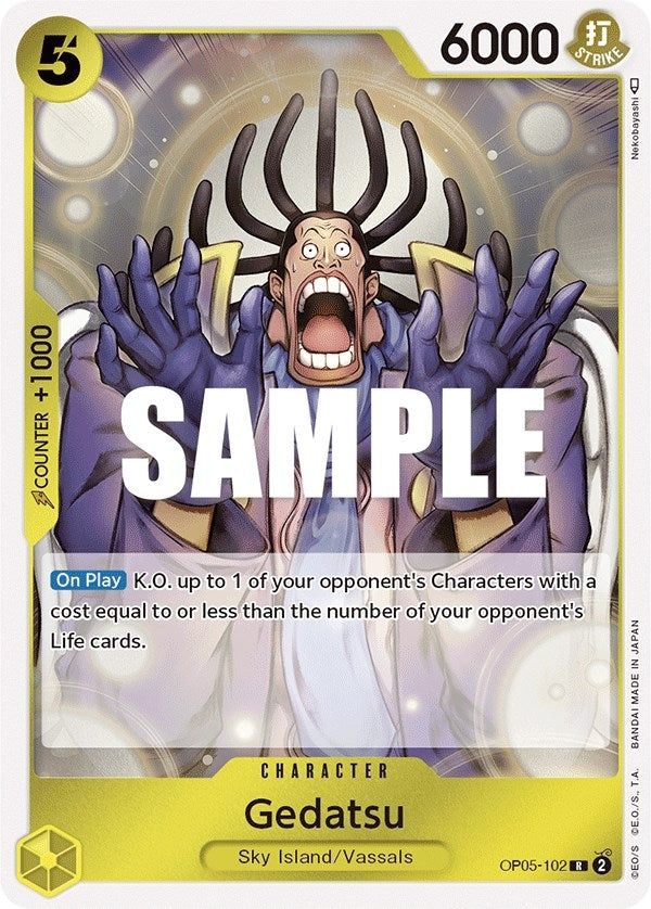 Image for Gedatsu (OP05-102) (Awakening of the New Era) (OP05) - One Piece Card Game