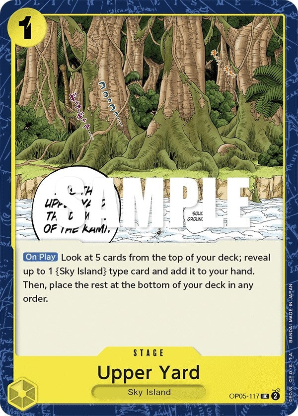 Image for Upper Yard (OP05-117) (Awakening of the New Era) (OP05) - One Piece Card Game
