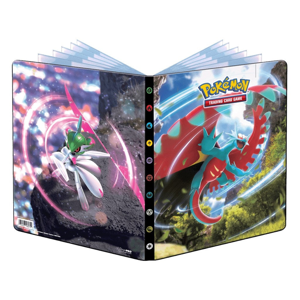 Image for Pokemon Scarlet and Violet Roaring Moon and Iron Valiant 9-Pocket Portfolio - Storage Albums