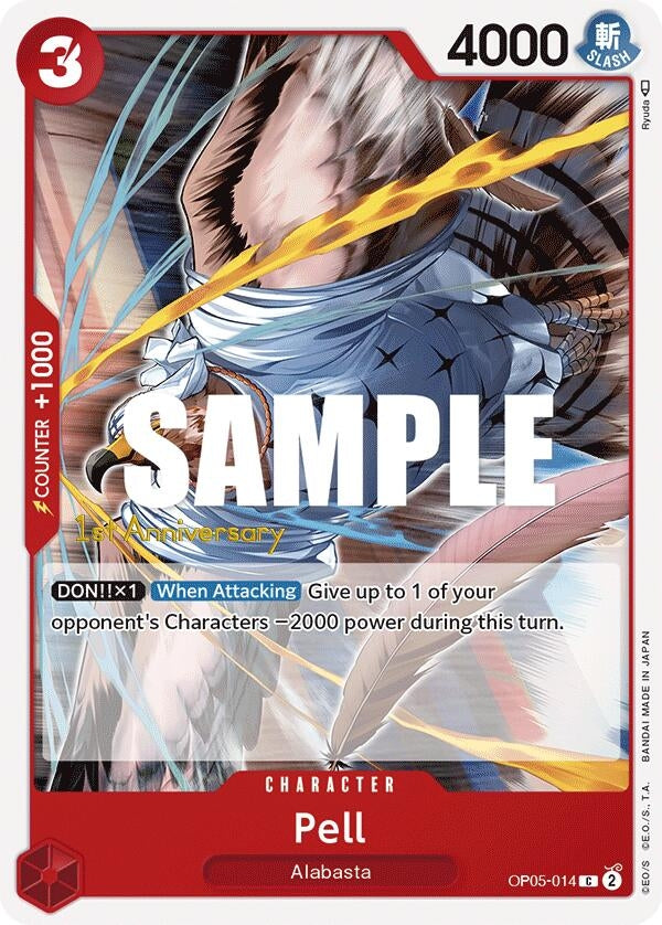 Image for Pell (OP05-014) (Awakening of the New Era: 1st Anniversary Tournament Cards) (OP05 ANN) - One Piece Card Game