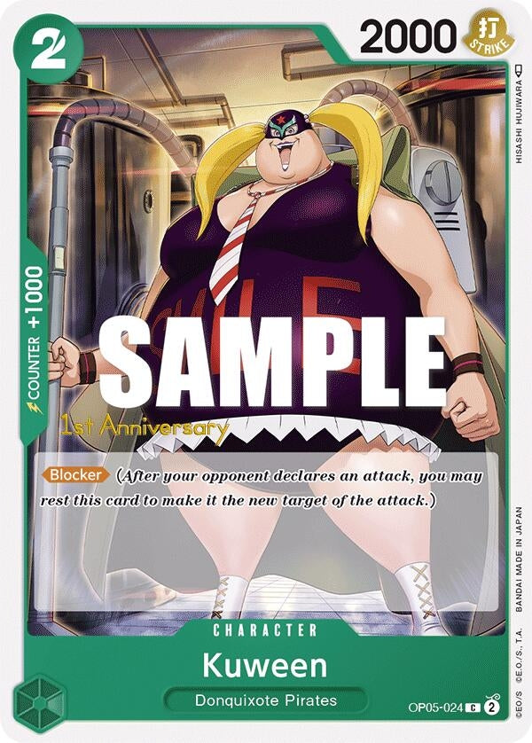Image for Kuween (OP05-024) (Awakening of the New Era: 1st Anniversary Tournament Cards) (OP05 ANN) - One Piece Card Game