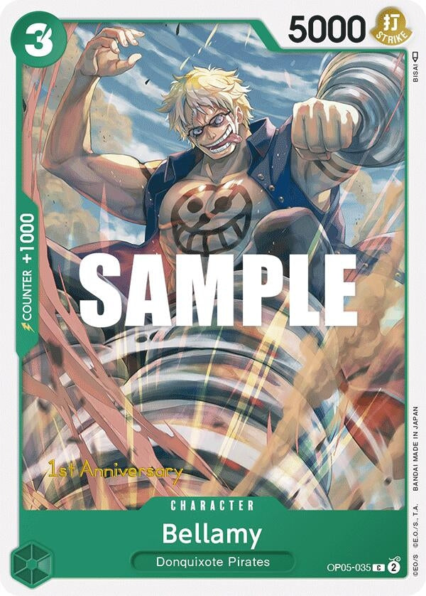 Image for Bellamy (OP05-035) (Awakening of the New Era: 1st Anniversary Tournament Cards) (OP05 ANN) - One Piece Card Game