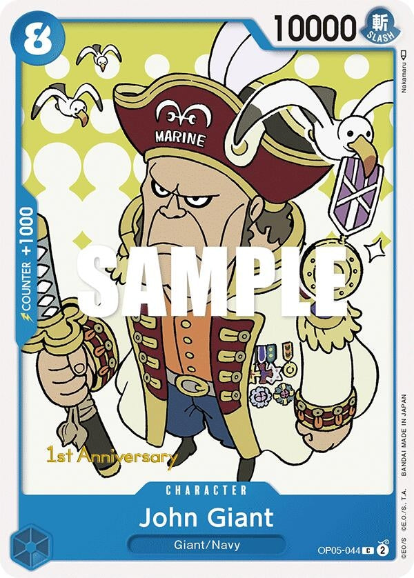 Image for John Giant (OP05-044) (Awakening of the New Era: 1st Anniversary Tournament Cards) (OP05 ANN) - One Piece Card Game