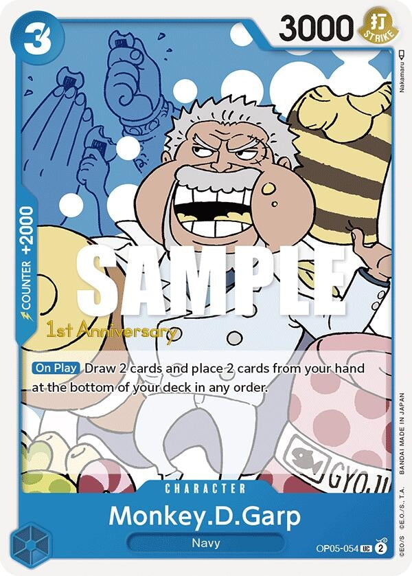Image for Monkey.D.Garp (OP05-054) (Awakening of the New Era: 1st Anniversary Tournament Cards) (OP05 ANN) - One Piece Card Game