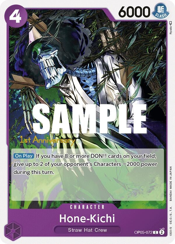 Image for Hone-Kichi (OP05-072) (Awakening of the New Era: 1st Anniversary Tournament Cards) (OP05 ANN) - One Piece Card Game