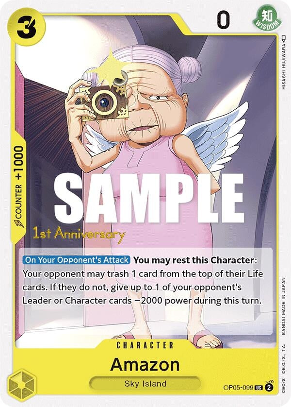 Image for Amazon (OP05-099) (Awakening of the New Era: 1st Anniversary Tournament Cards) (OP05 ANN) - One Piece Card Game