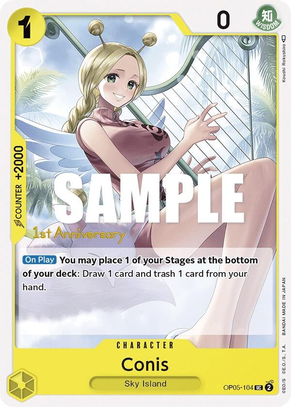 Image for Conis (OP05-104) (Awakening of the New Era: 1st Anniversary Tournament Cards) (OP05 ANN) - One Piece Card Game