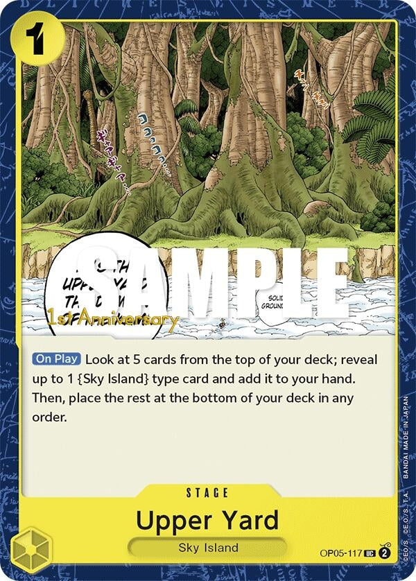Image for Upper Yard (OP05-117) (Awakening of the New Era: 1st Anniversary Tournament Cards) (OP05 ANN) - One Piece Card Game