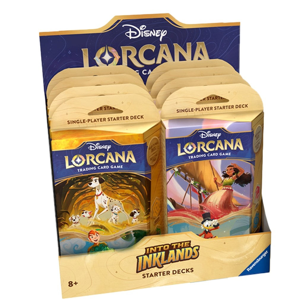 Image for Disney Lorcana: Into the Inklands Starter Deck Display - Disney Lorcana