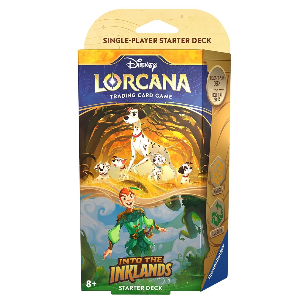 Image for Disney Lorcana: Into the Inklands Starter Deck (Amber & Emerald) - Disney Lorcana