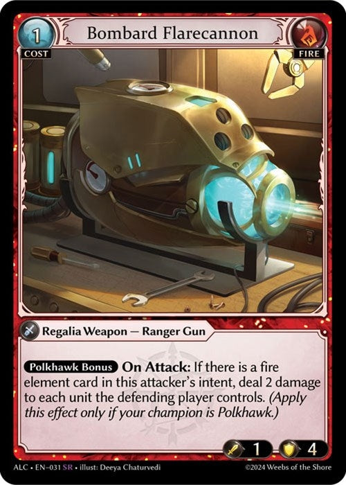 Image for Bombard Flarecannon (031) (Alchemical Revolution) (ALC) - Grand Archive TCG
