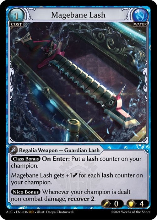 Image for Magebane Lash (036) (Alchemical Revolution) (ALC) - Grand Archive TCG