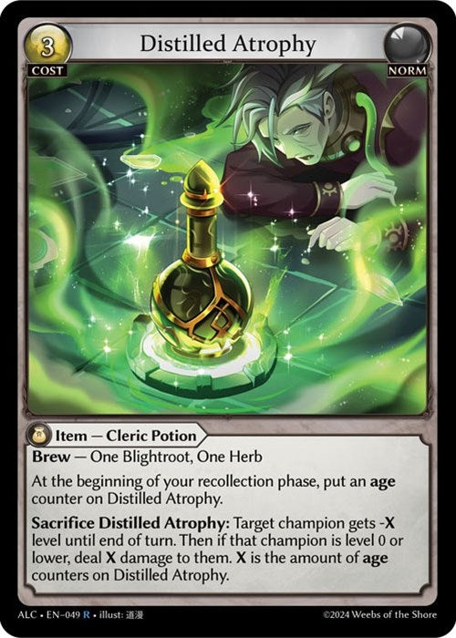 Image for Distilled Atrophy (049) (Alchemical Revolution) (ALC) - Grand Archive TCG
