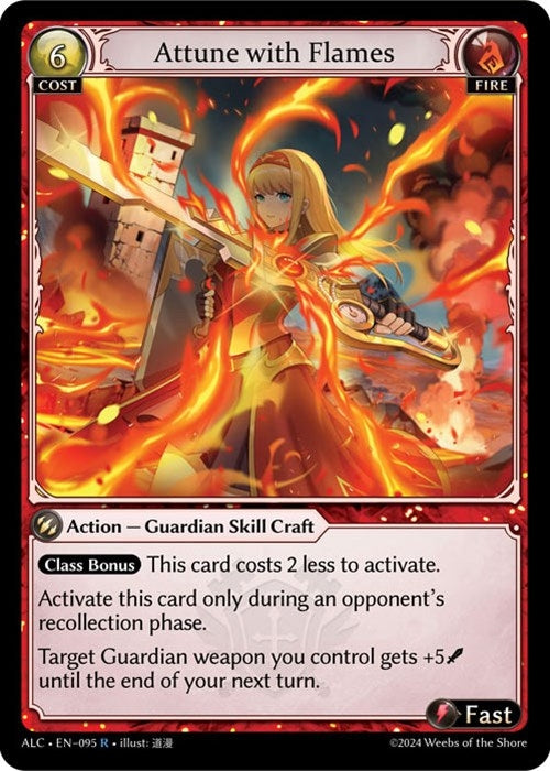 Image for Attune with Flames (095) (Alchemical Revolution) (ALC) - Grand Archive TCG