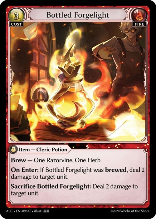Image for Bottled Forgelight (098) (Alchemical Revolution) (ALC) - Grand Archive TCG