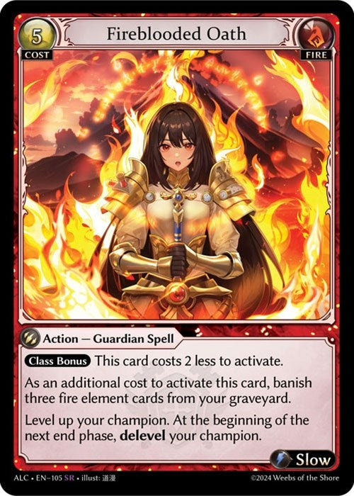 Image for Fireblooded Oath (105) (Alchemical Revolution) (ALC) - Grand Archive TCG