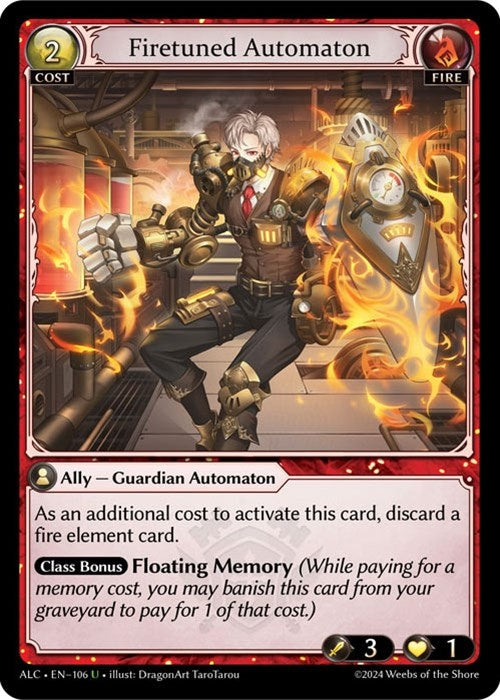 Image for Firetuned Automaton (106) (Alchemical Revolution) (ALC) - Grand Archive TCG