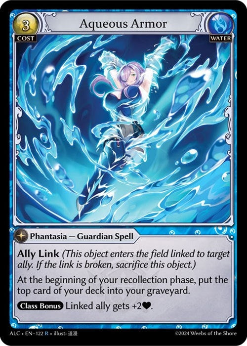 Image for Aqueous Armor (122) (Alchemical Revolution) (ALC) - Grand Archive TCG