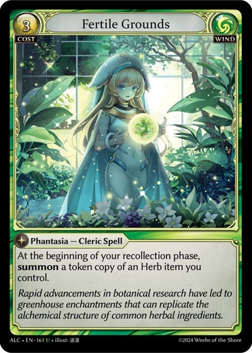Image for Fertile Grounds (161) (Alchemical Revolution) (ALC) - Grand Archive TCG