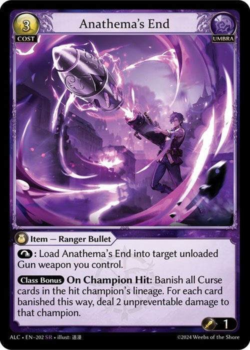 Image for Anathema's End (202) (Alchemical Revolution) (ALC) - Grand Archive TCG