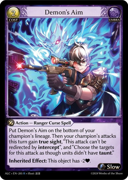 Image for Demon's Aim (205) (Alchemical Revolution) (ALC) - Grand Archive TCG