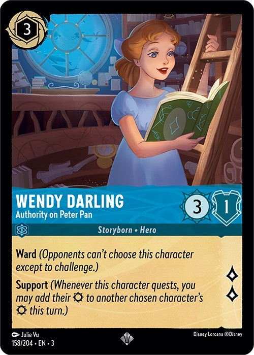Image for Wendy Darling - Authority on Peter Pan (158/204) (Into the Inklands) (3) - Disney Lorcana