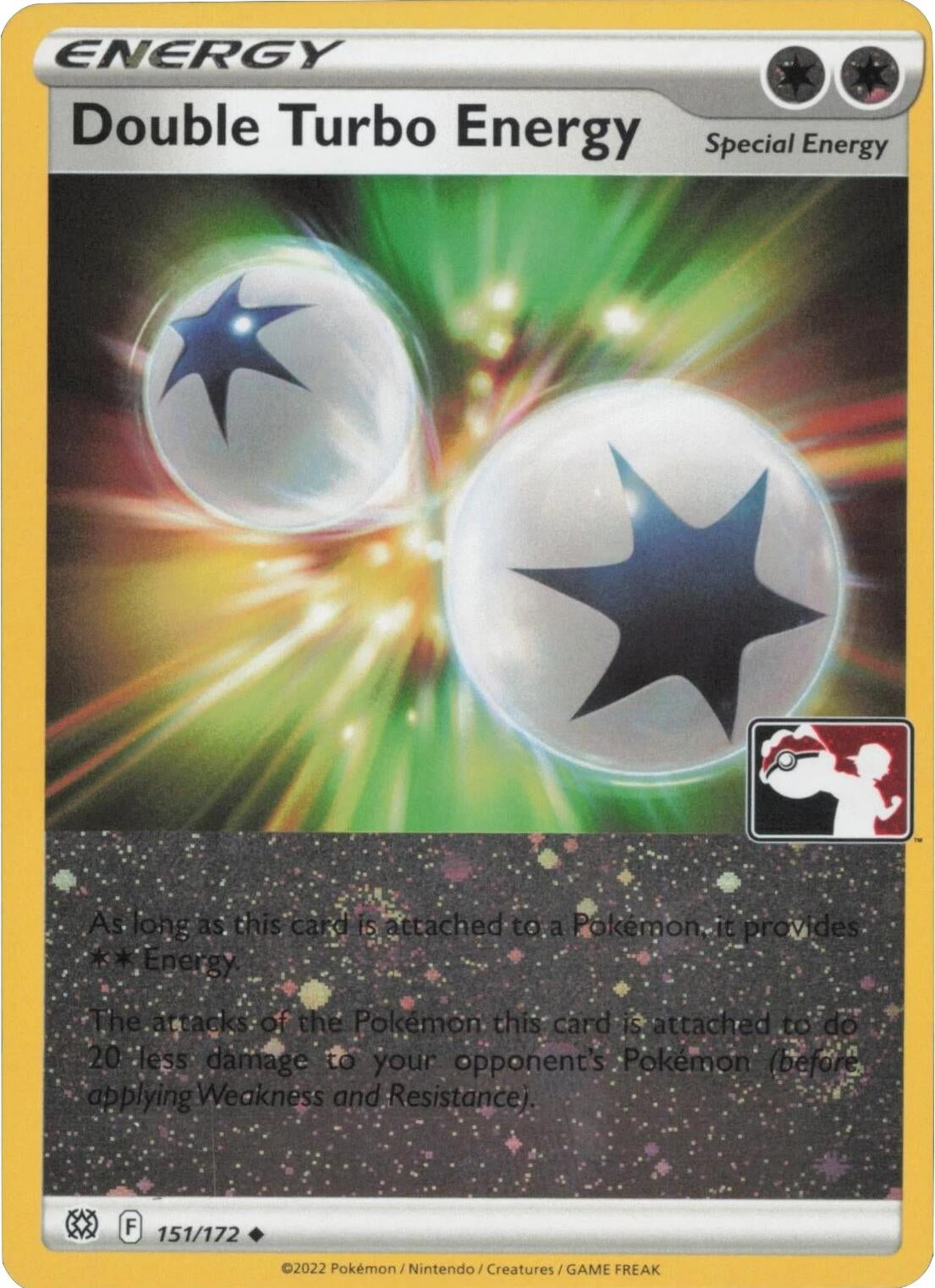 Image for Double Turbo Energy - 151/172 (Cosmos Holo) (151/172) (Prize Pack Series Cards) - Pokemon