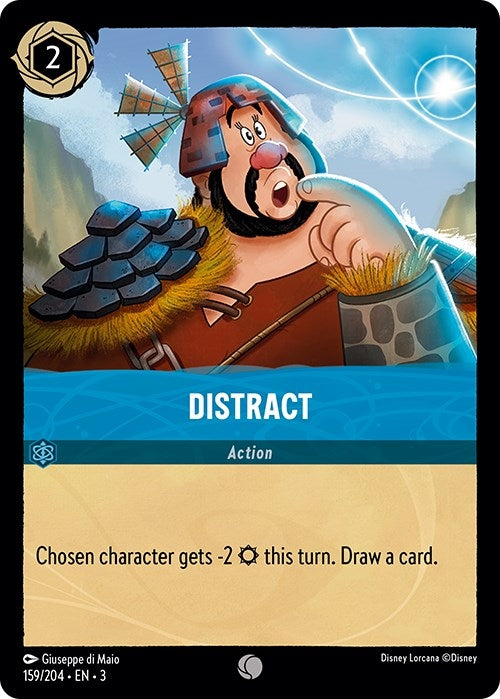 Image for Distract (159/204) (Into the Inklands) (3) - Disney Lorcana