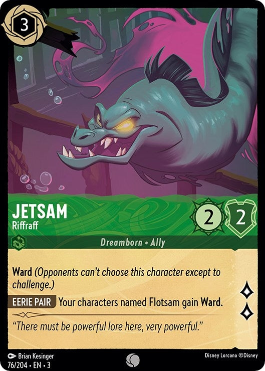 Image for Jetsam - Riffraff (76/204) (Into the Inklands) (3) - Disney Lorcana