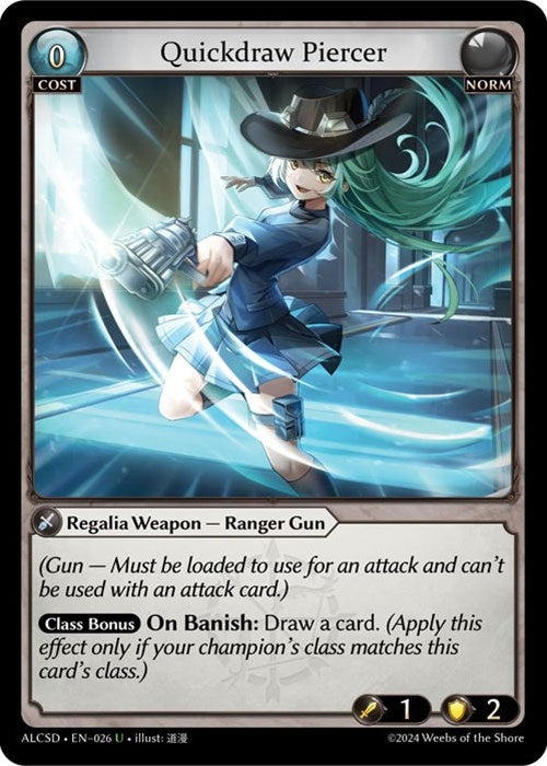 Image for Quickdraw Piercer (026) (Alchemical Revolution Starter Decks) (ALCSD) - Grand Archive TCG