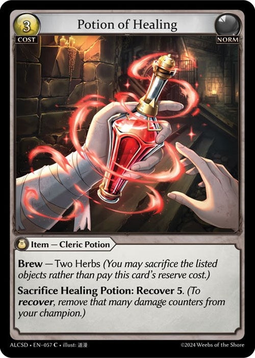 Image for Potion of Healing (057) (Alchemical Revolution Starter Decks) (ALCSD) - Grand Archive TCG