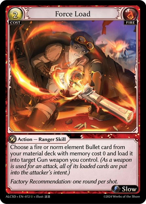 Image for Force Load (072) (Alchemical Revolution Starter Decks) (ALCSD) - Grand Archive TCG