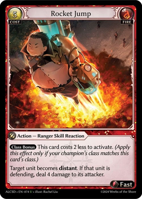 Image for Rocket Jump (074) (Alchemical Revolution Starter Decks) (ALCSD) - Grand Archive TCG