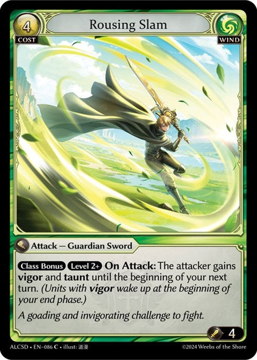 Image for Rousing Slam (086) (Alchemical Revolution Starter Decks) (ALCSD) - Grand Archive TCG