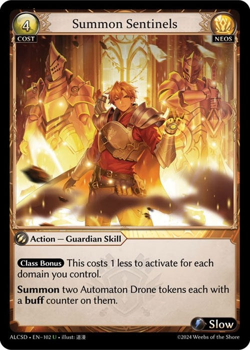 Image for Summon Sentinels (102) (Alchemical Revolution Starter Decks) (ALCSD) - Grand Archive TCG