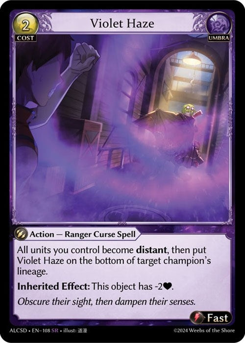 Image for Violet Haze (108) (Alchemical Revolution Starter Decks) (ALCSD) - Grand Archive TCG